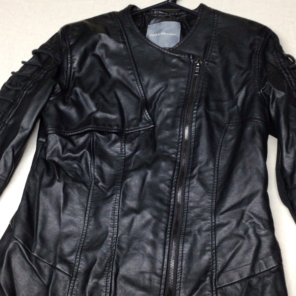 Kate & Mallory Black Leather Jacket